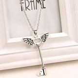 wings Key Friendship Pendant