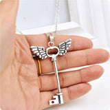 wings Key Friendship Pendant