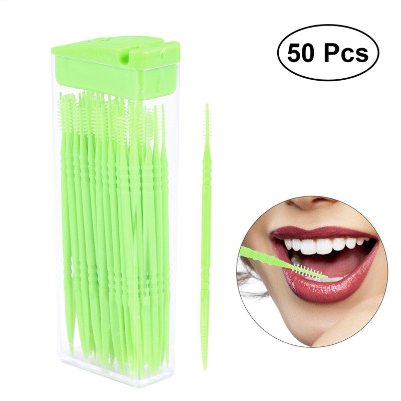 50pcs Portable Dental Tooth Pick I