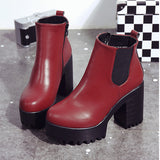 Women Boots Square Heel