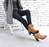 Ankle Boots High Heels