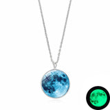 Glow In The Dark Moon Necklace