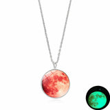 Glow In The Dark Moon Necklace