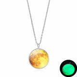 Glow In The Dark Moon Necklace