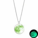 Glow In The Dark Moon Necklace