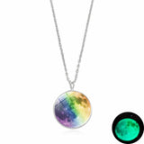 Glow In The Dark Moon Necklace